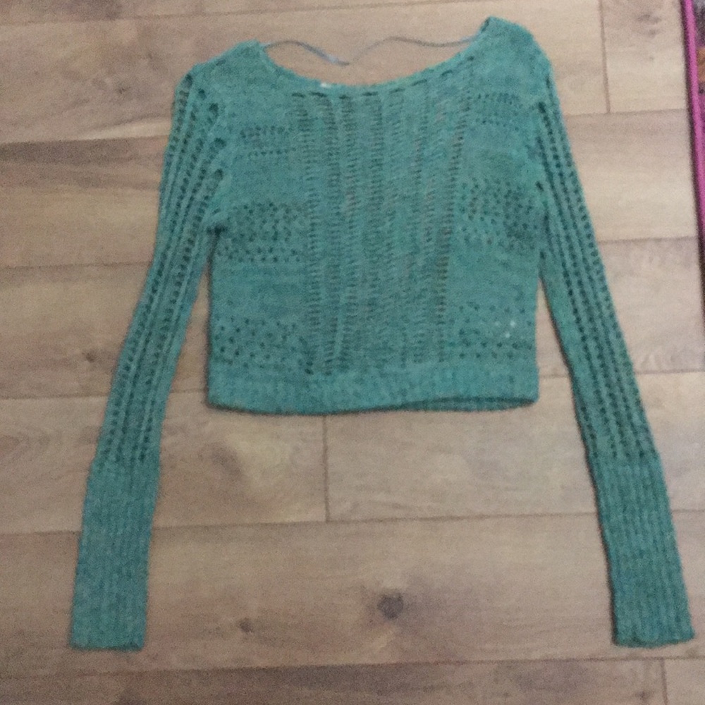 FP knit crop sweater